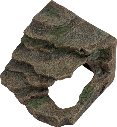 TRIXIE Hoekrots Reptiland Regenwoud - Geschikt voor terraria & aquaria - Regenwoudlook - 16x15x12 cm