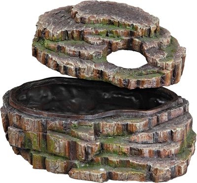 TRIXIE Slangen Schuilplaats Reptiland 26×13×20 cm – Regenwoudlook