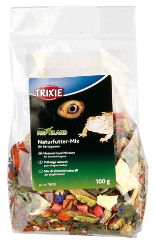 TRIXIE Reptielenvoer Natuurvoermix 6x100 g – Voor Baardagamen