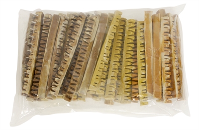 TRIXIE Kauwsnack Denta Fun Veggie Jaw Bone - geheel plantaardig, gebitsverzorgend - 22 cm - 50 st