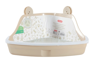 ZOLUX Hoektoilet Knaagdier Beige 32×25×15 cm – Knaagdier S