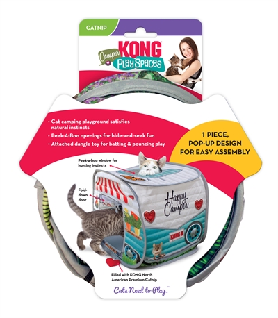 KONG kattentent KONG PLAY SPACES CAMPER 53,5×36×40 cm – Speelhuisje