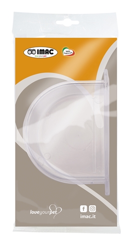 IMAC Voerbak Parrot 11,5×7×4,5 cm – kunststof voor vogels