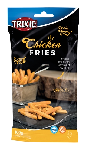 TRIXIE Hondenfrietjes TRIXIE CHICKEN FRIES 100 GR - Glutenvrij