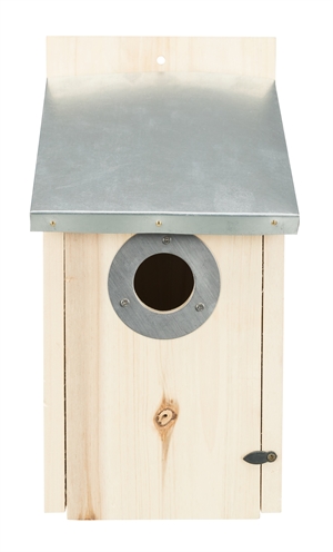 TRIXIE Nestkast voor spreeuwen Grenenhout met spechtbescherming - Houtkleur - 18 x 31 x 16 cm