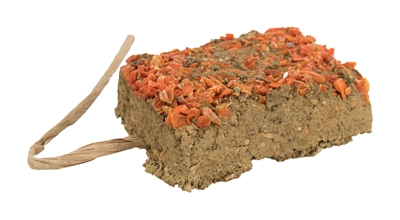 TRIXIE Knaagsteen Kleisteen Met Wortelen 100 gr – Natuurlijk