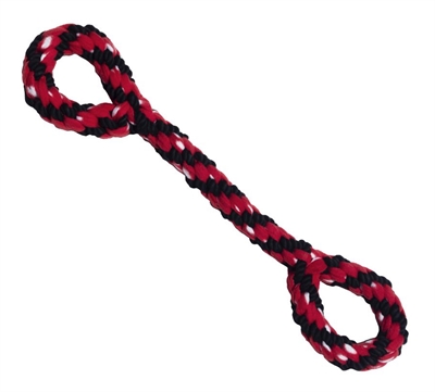 KONG hondenvoer KONG SIGNATURE ROPE DOUBLE TUG 58,5×12,5 cm – Rood/Wit/Zwart