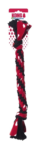 KONG hondenkauwspeeltje KONG SIGNATURE ROPE DUAL KNOT 57×14×5 cm – rood-wit zwart