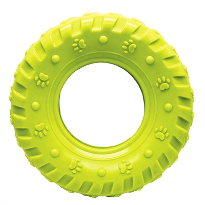 HAPPY PET hondenspeelgoed Grrrelli Tyre 15×15×4 cm – Groen