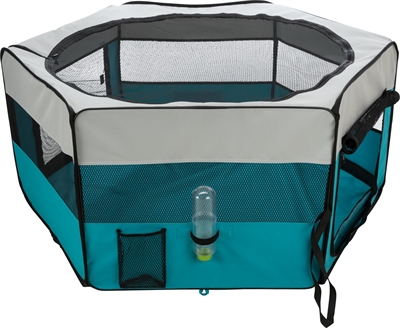 TRIXIE Indoor Knaagdierren 150×65 cm – Turquoise / Grijs