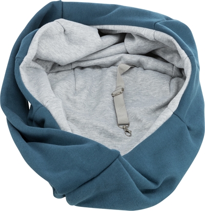 TRIXIE Draagtas Buikdrager Sling Blauw/Grijs 22×20×60 cm – Hondentas