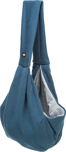 TRIXIE Draagtas Buikdrager Sling Blauw/Grijs 22×20×60 cm – Hondentas