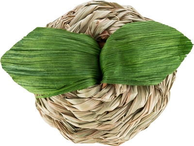 TRIXIE Speelbal Appel Gras 7 cm – Maisblad voor knaagdieren
