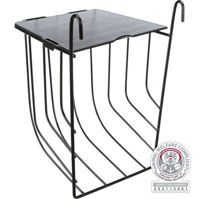 TRIXIE Hooiruif Hangend met Deksel 13×12×18 cm – Metalen voor konijnen