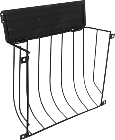TRIXIE Hooiruif hangend met deksel | Schroefgaten, houdt hooi langer vers - 22x6x16 cm