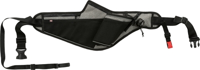 TRIXIE Joggingriem met Lijn Grijs/Zwart 115-150 cm – Comfortabel Sporten