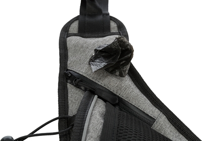 TRIXIE Joggingriem met Lijn Grijs/Zwart 115-150 cm – Comfortabel Sporten