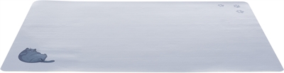 TRIXIE Placemat Dikke Kat 44×28 cm – Lila Slipvast Kunststoff