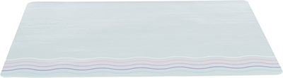 TRIXIE Placemat Golvenmotief Grijs 44×28 cm – Slipvast kunststof
