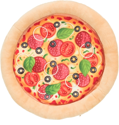 TRIXIE Hondenspeelgoed Pluche Pizza 26 cm – Ritselpapier