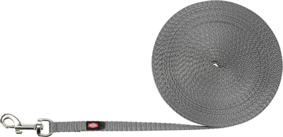 TRIXIE Hondenriem Sleeplijn 10 m x 1 cm – Grafiet Grijs