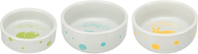 TRIXIE Voerbak Spotlight Cavia Gelakt keramiek - Assorti - 11 cm / 250 ml