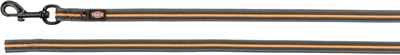 TRIXIE Hondenriem Sleeplijn Fusion 10m×1,7cm – Grafiet Grijs / Papaya Oranje