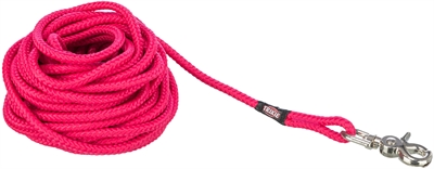 TRIXIE Hondenriem Sleeplijn Fuchsia Roze 20×0,6 cm – Trigger Snap Haak