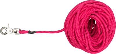 TRIXIE Hondenriem Sleeplijn Fuchsia Roze 20×0,6 cm – Trigger Snap Haak