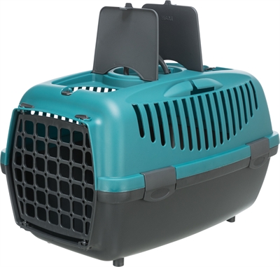 TRIXIE Reismand Capri 55×37×34 cm – Petrol / Donkergrijs