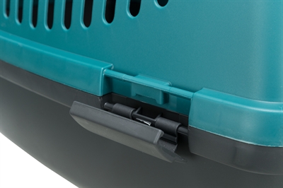 TRIXIE Reismand Capri 55×37×34 cm – Petrol / Donkergrijs