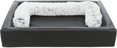 TRIXIE Hondenmand Remo Orthopedisch Kunstleer 110×70 cm – Zwart