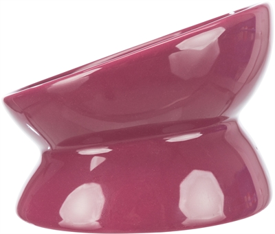 TRIXIE verhoogde voerbak waterbak kat Bordeaux 13 cm – 4 stuks