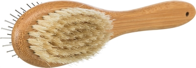 TRIXIE Borstel Dubbelzijdig Bamboe 19×5 cm – Voor Honden Vacht
