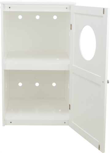 TRIXIE Kattenhuis XL Wit 58×53×90 cm – Multifunctioneel kattenhuis