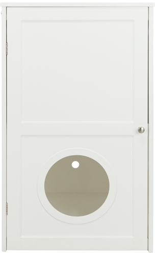 TRIXIE Kattenhuis XL Wit 58×53×90 cm – Multifunctioneel kattenhuis