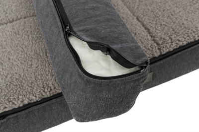 TRIXIE Hondenmand Sofa Bendson Orthopedisch Grijs 80×60 cm – Vitaal