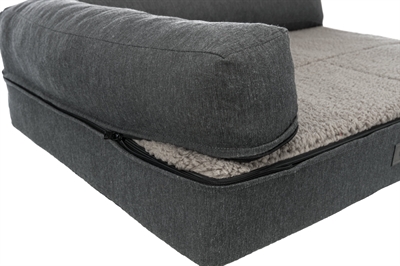 TRIXIE Hondenmand Sofa Bendson Orthopedisch Grijs 80×60 cm – Vitaal