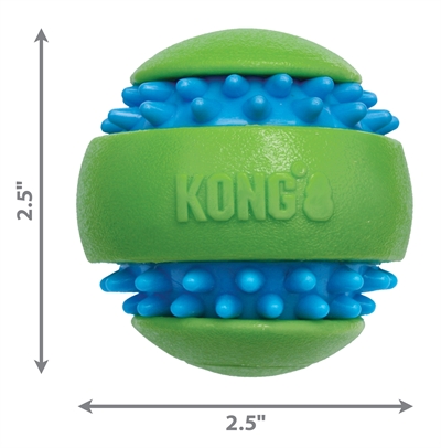 KONG Hondenspeelgoed Squeezz Goomz Bal M 6,4×6,4 cm – Groen