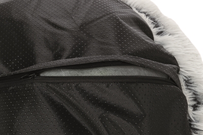 TRIXIE Hondenmand Harvey Rond 80×80 cm – Wit-Zwart