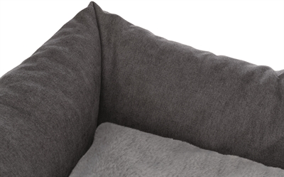TRIXIE Hondenmand Liano Grijs 60×50 cm – Comfortabel met Pluche