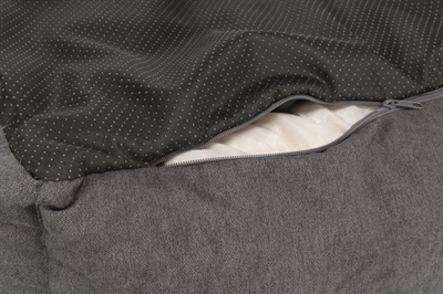 TRIXIE Hondenmand Liano Grijs 60×50 cm – Comfortabel met Pluche