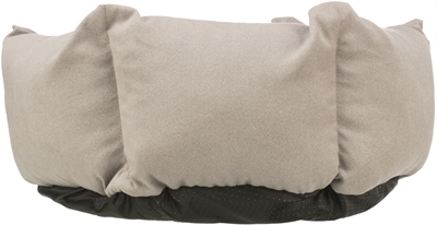 TRIXIE Hondenmand Leni Rond 50×50 cm – Zand / Grijs