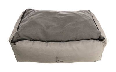 TRIXIE Hondenmand Leni Zand/Grijs 100×70 cm – Comfortabel en Luxe