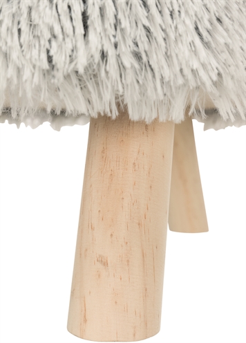 TRIXIE HONDENMAND SOFA HARVEY ROND WIT-ZWART