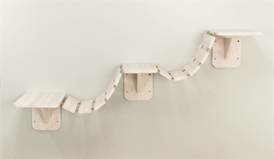 TRIXIE Klimklauterladder Wand 150×30 cm – Wit taupe