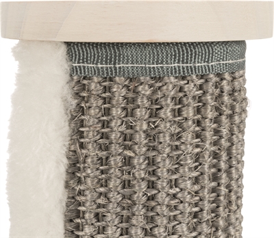 TRIXIE Klimtrede Muurlandschap Sisal 22×18×18 cm – Wit/Grijs