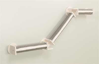 TRIXIE Klimpad Set 2 Muurlandschap Wit/Grijs 195×78 cm – Cat Tree