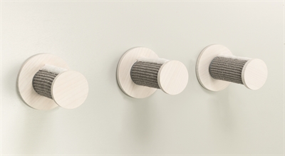 TRIXIE Muurlandschap Set 3 Sisal Treden Wit/Grijs 22×18 cm – 3 Stuks