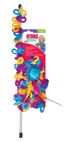 KONG kattenhengel KONG TEASER LOOPZ 46×4,5 cm – multikleur